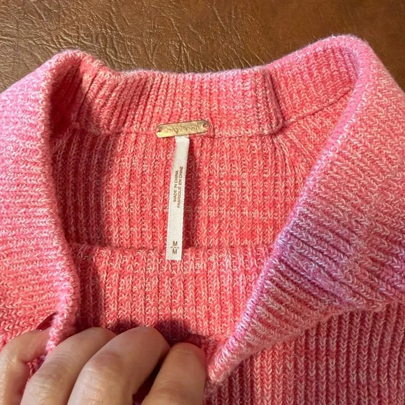 Free People Easy Street Cropped Sweater - Medium - Picture 4 of 6